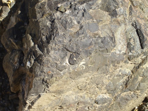 Close up of basalt