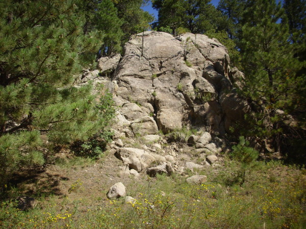 South Mountain Rhyolite outcropping