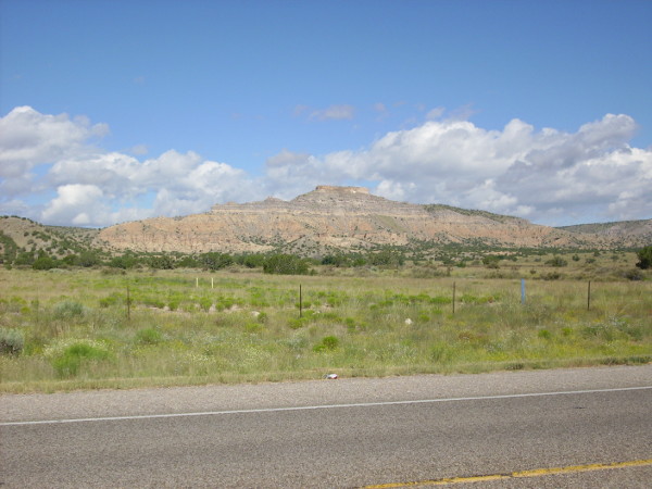 East rim of Pajarito Plateau
