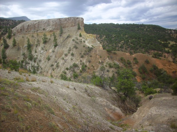 Butte from the east