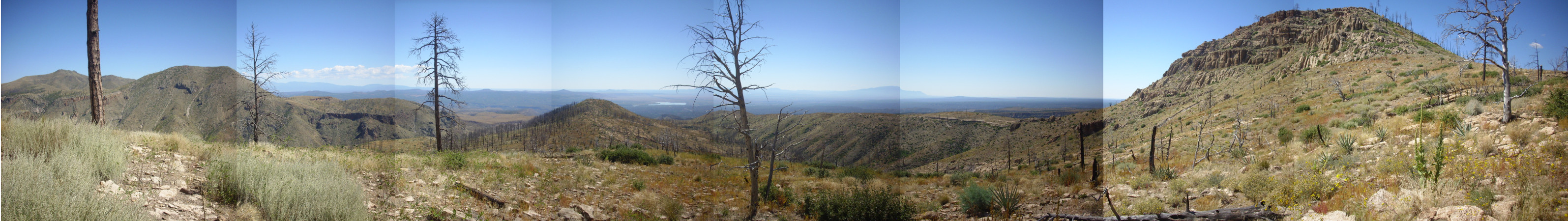 Panorama southeast of Cerro Balitas