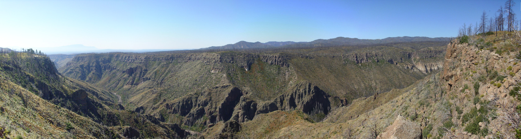 Cochiti Canyon panorama