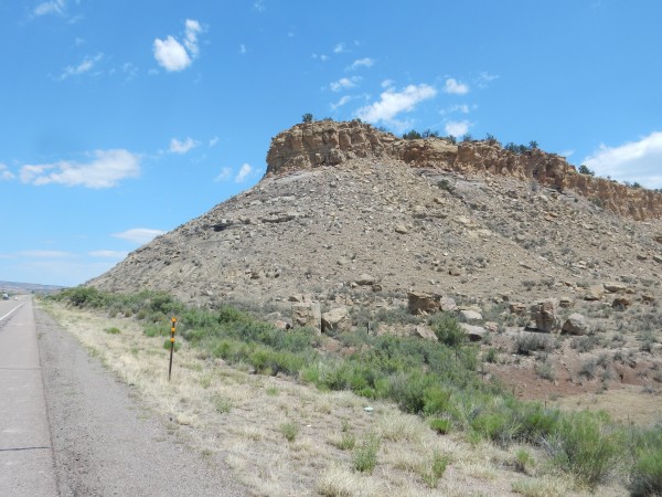 Cliff
          House capping Menefee Formation