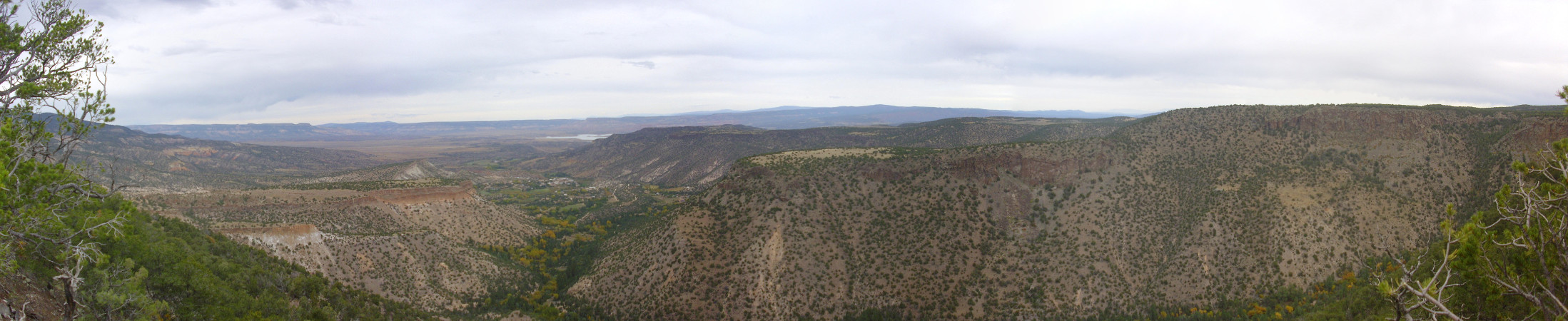 Canones area seen from Polvadera Mesa