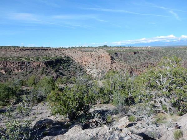 Bandelier Tuff filling paleocanyon